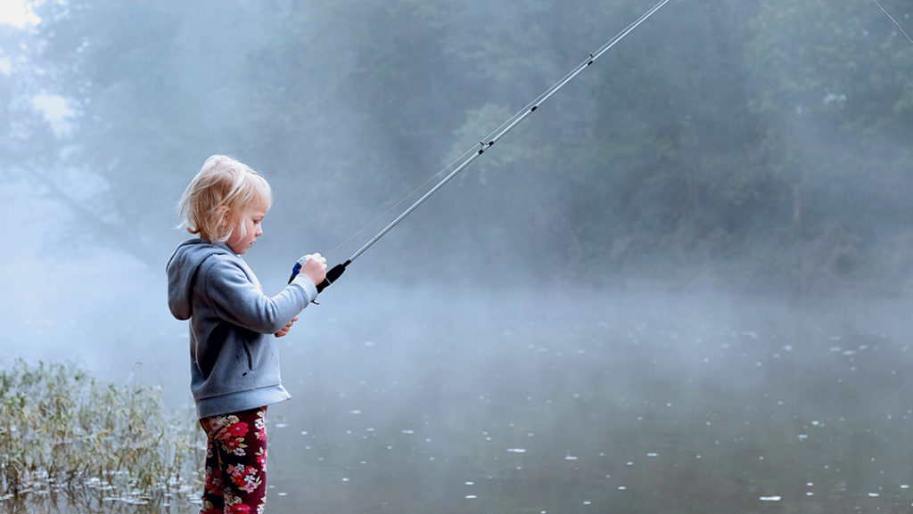 Fishing in the great outdoors